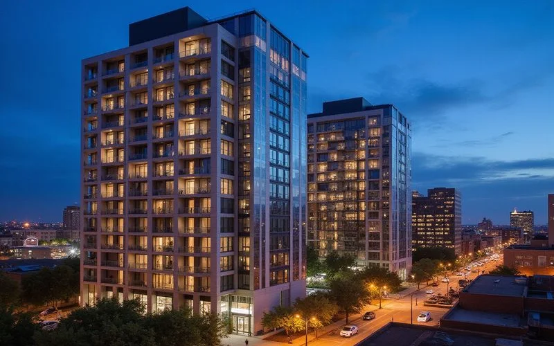 Line chart of concessions falling as occupancy rises