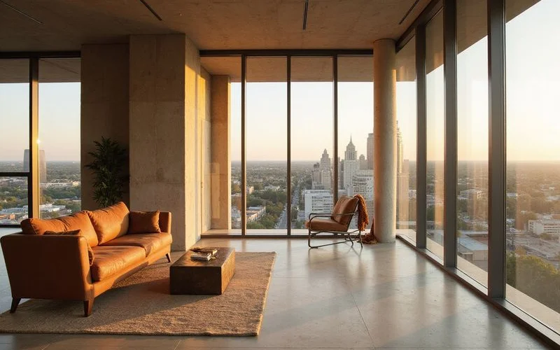 Unlisted top-floor unit in a new Austin tower