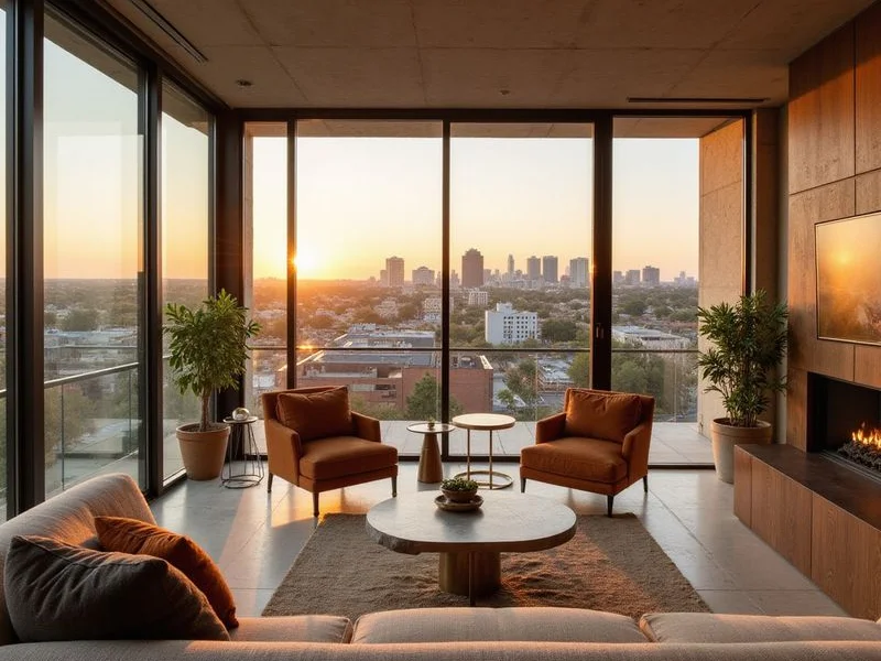 East-facing sunrise exposure