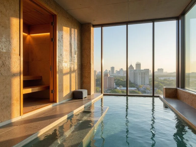 Sauna and cold plunge