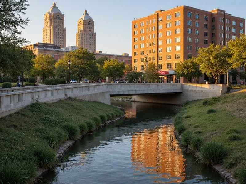 Waller Creek and trail connection