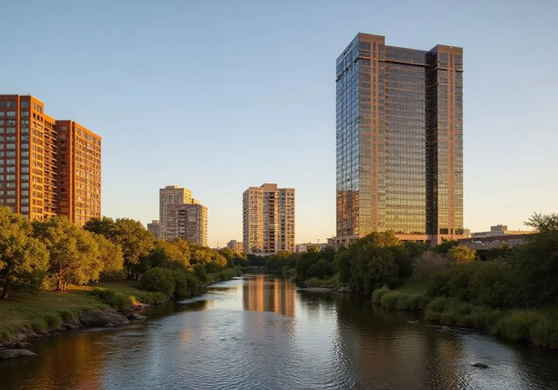700 River, 42-story residential tower at 700 River St, Austin