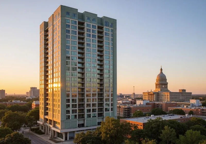 Alexan Waterloo, 30-story residential tower at 700 E 11th St, Austin