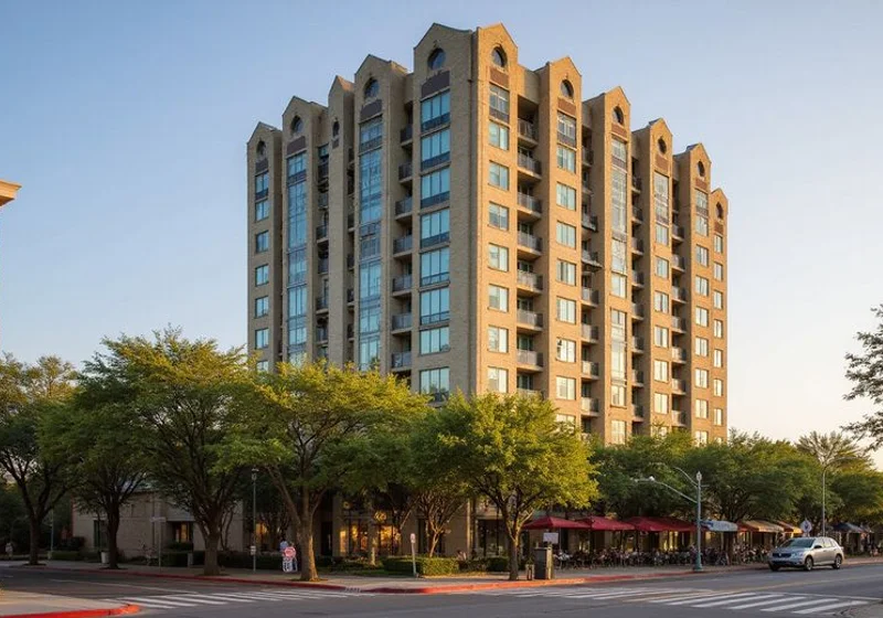 Gables Republic Square, 24-story residential tower at 401 Guadalupe St, Austin