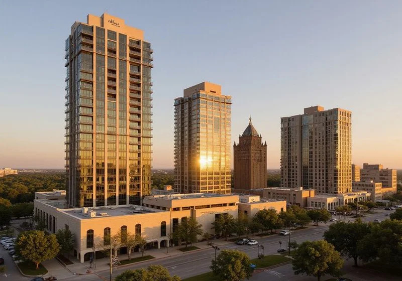 Hanover Brazos Street, 45-story residential tower at 215 Brazos St, Austin