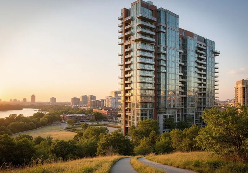 Paseo, 48-story residential tower at 80 Rainey St, Austin