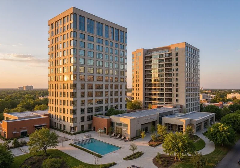 The Bowen, 19-story residential tower at 3000 Gracie Kiltz Lane, Austin