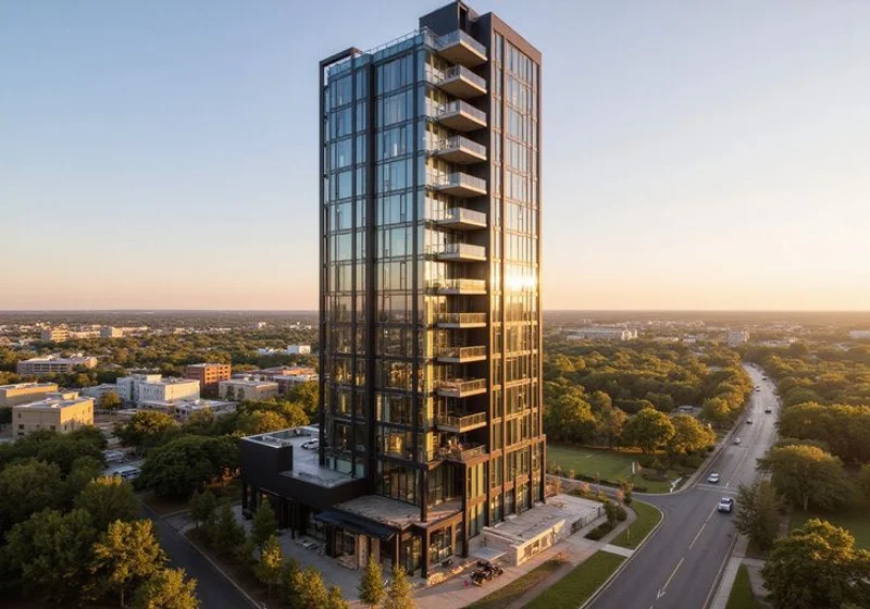 The Modern Austin Residences, 56-story residential tower at 610 Davis St, Austin